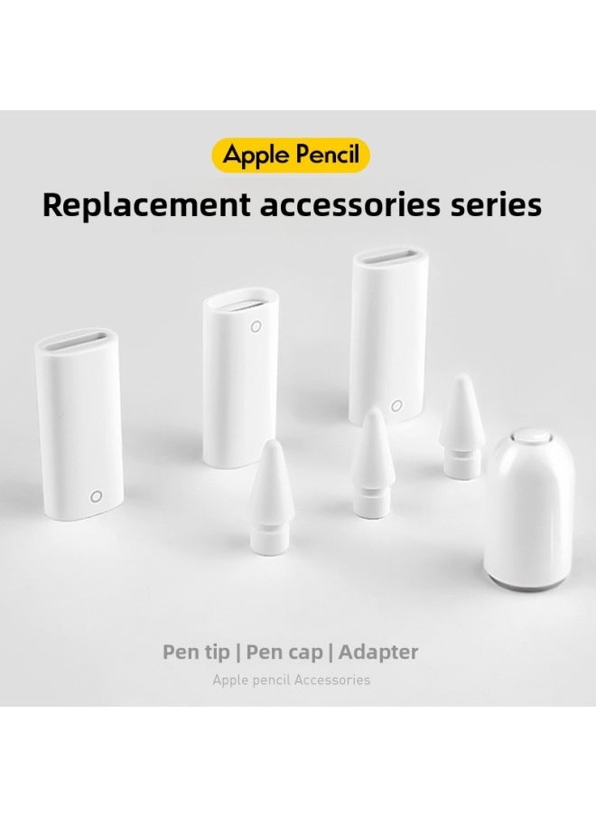 Generic - For Apple Nib Ipad Touch Capacitor Replacement Cap Adapter Suitable For Apple Pencil First Generation Second Generation-Color:For Apple Nib - Image 1