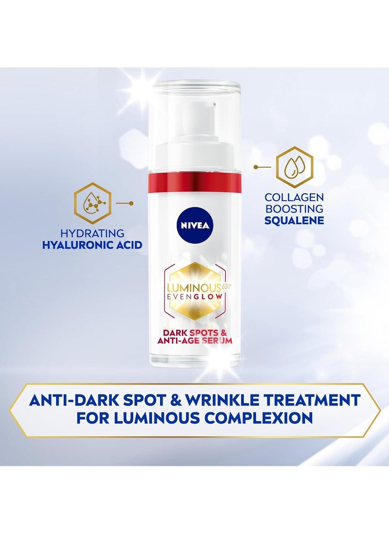 Nivea - Even Glow Dark Spots and Anti-Age Face Serum 30 ml - Image 1
