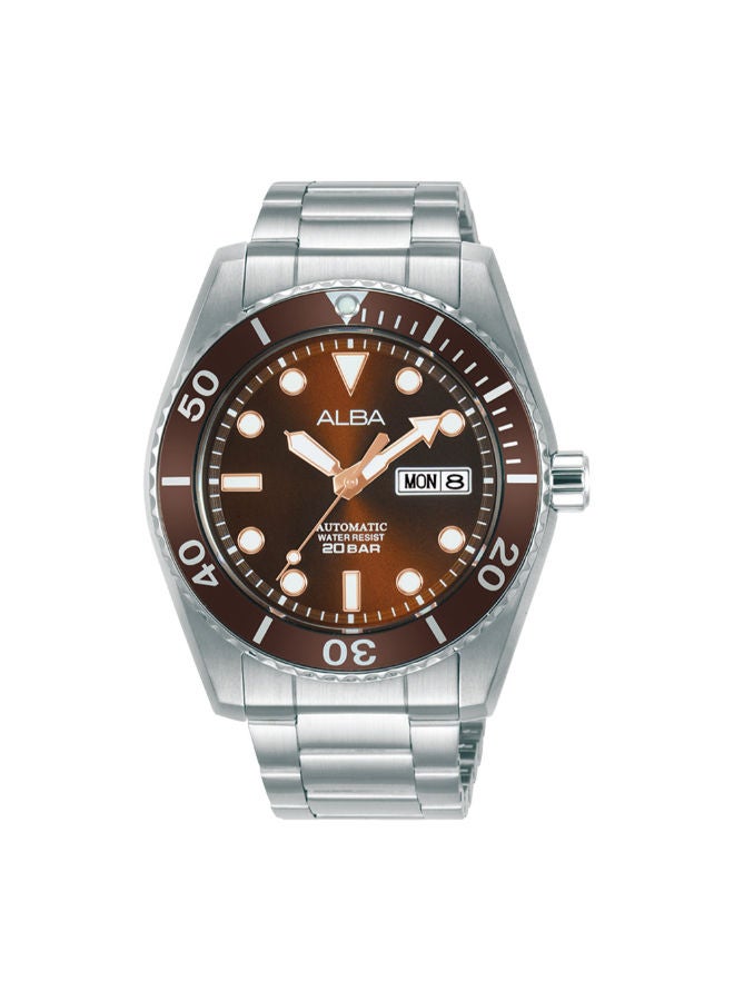 ألبا ساعة يد من  الفولاذ المقاوم للصدأ بعقارب AL4289X1