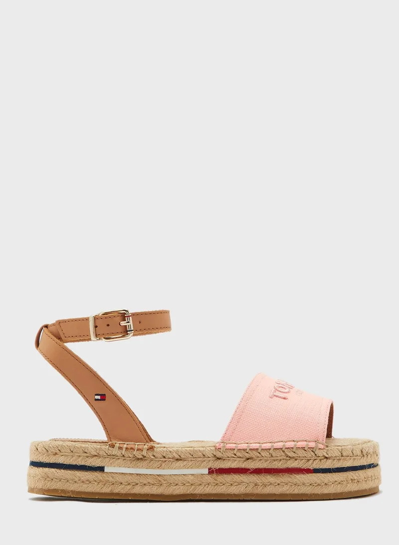 TOMMY HILFIGER Tropical Fade Opened Flat Sandal