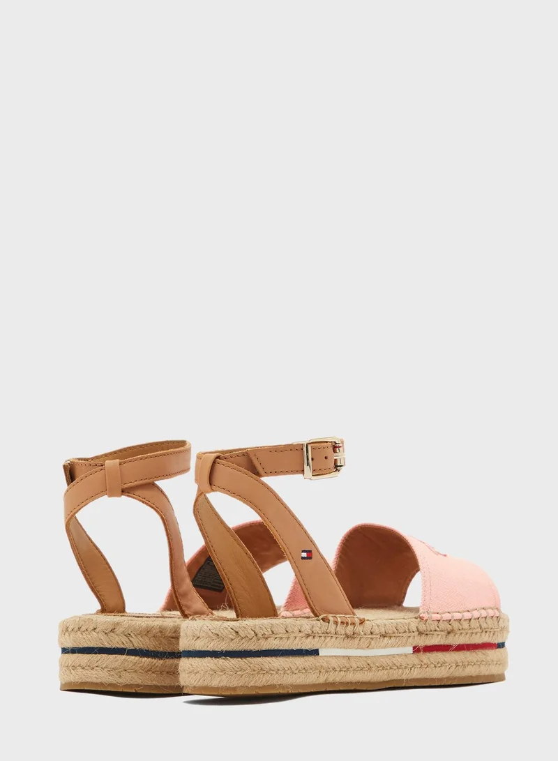 TOMMY HILFIGER Tropical Fade Opened Flat Sandal