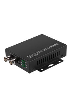 TVI/CVI/AHD to HDMI Converter Adapter, Full HD 4K 720P/1080P/3MP/4MP/5MP/8MP BNC to HDMI Video Converter for Monitor HDTV DVRs, Convert TVI CVI AHD CVBS BNC Etc Video Signal to HDMI, Black