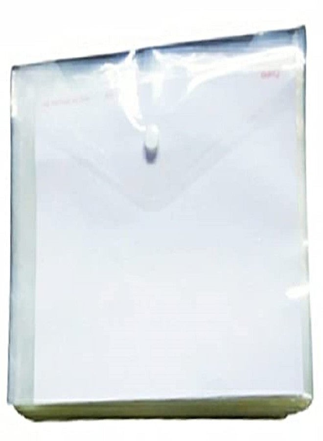 Filemate A5 or Voucher Size My Clear Bag(Pack of 6 pcs)(Size: 6.5 X 9.25 inch) / Chequebook Bag/Button Bag(White and Transparent) - Image 3
