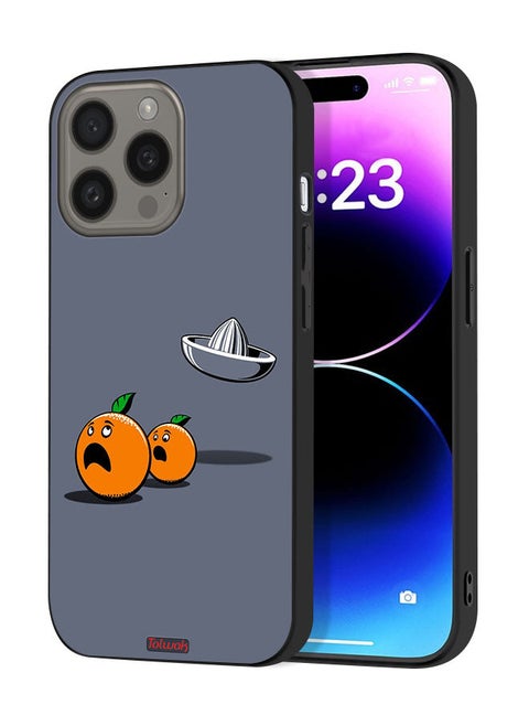 Apple iPhone 15 Pro Max Protective Case Cover Minimalism Digital Art Humor