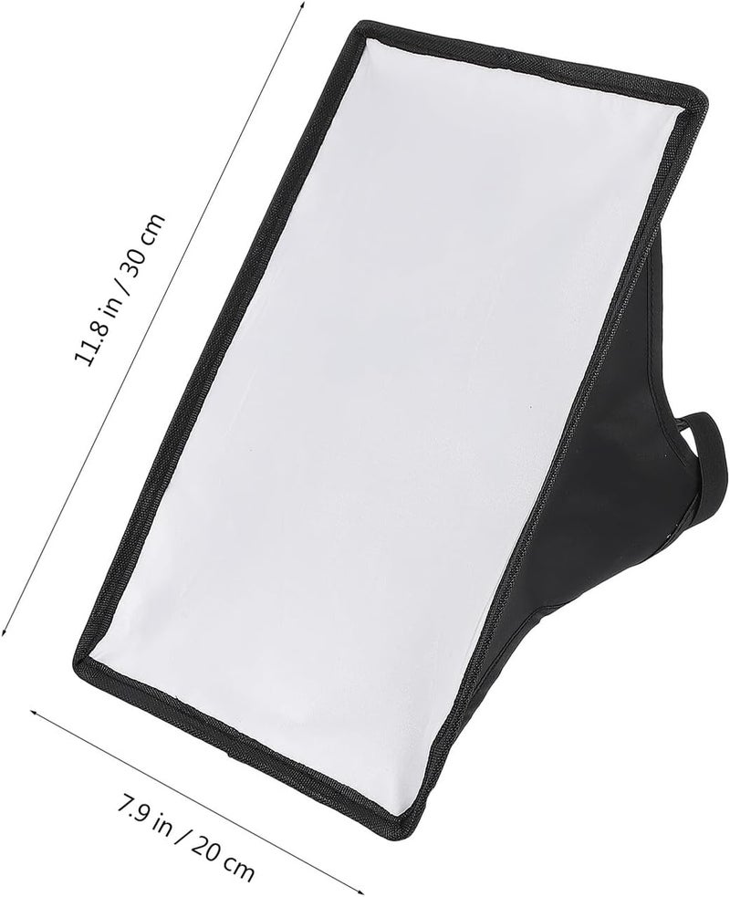 صندوق إضاءة محمول خفيف الوزن للكاميرا مع موزع ضوئي مدمج لتصوير الفيديو والصور، بسطح عاكس موحد للتصوير الداخلي والخارجي. - Image 4