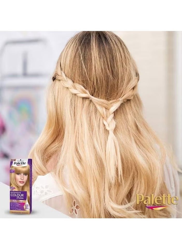 Palette Intensive Color Cream 9-0  Extra Light Blonde 110 ml - Packaging May Vary - Image 2