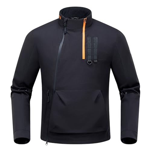 RIDEIRON Motorcycle Jacket, CE Certified, Windproof Riding Protective Gear, All Season Jacket with Removable Liner L - Image 1