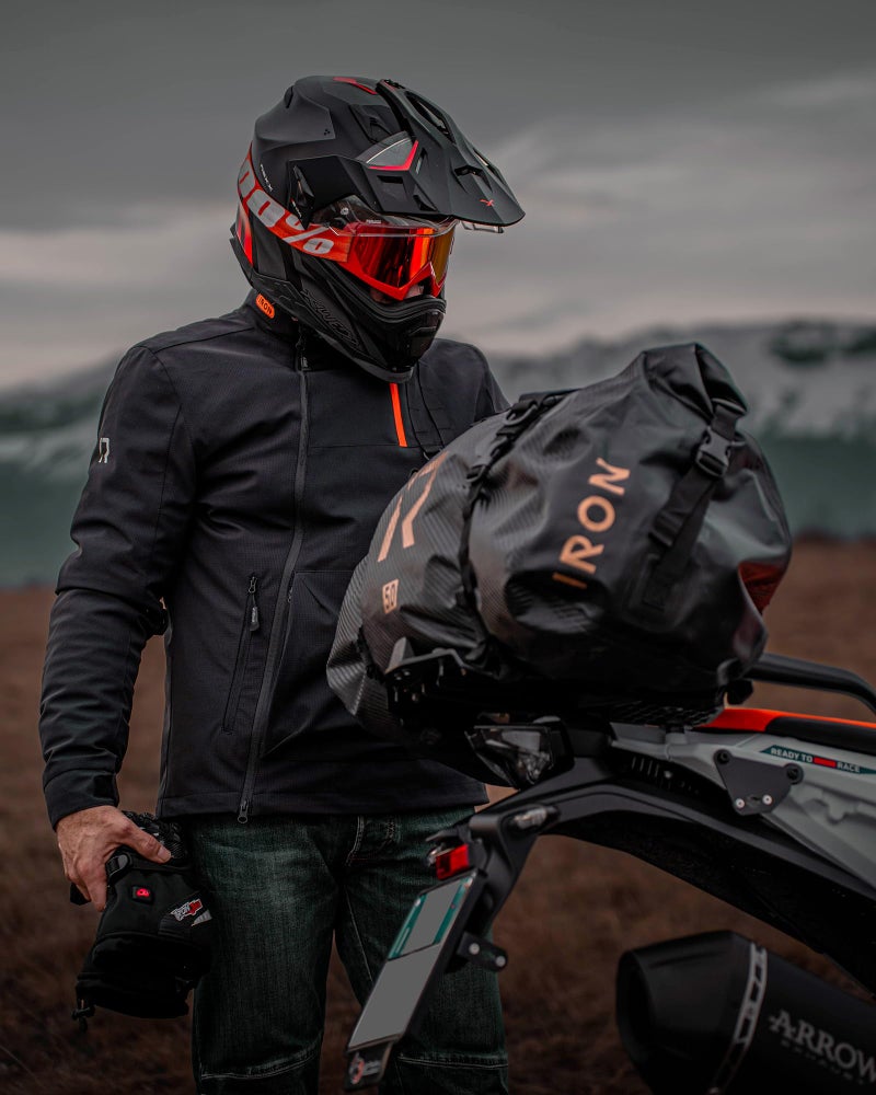 RIDEIRON Motorcycle Jacket, CE Certified, Windproof Riding Protective Gear, All Season Jacket with Removable Liner L - Image 2