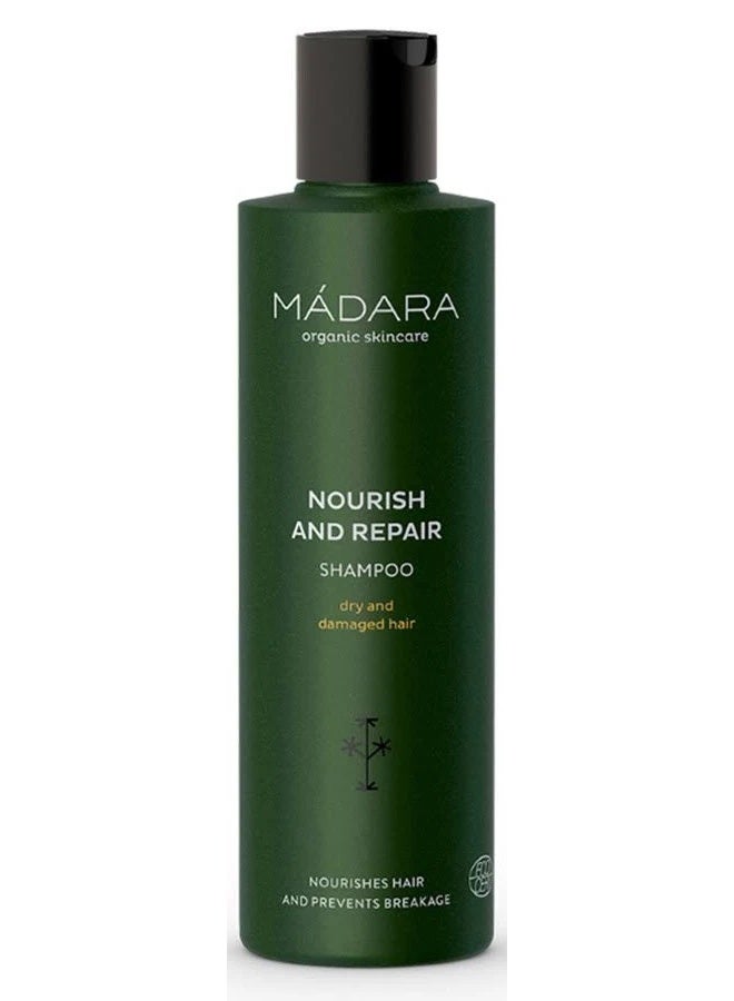 Mádara Nourish and Repair Shampoo 250ml - Image 1
