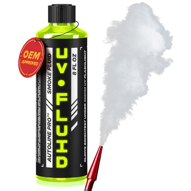 AutoLine Pro Smoke Fluid Brightest UV Glow Leak Tracing Solution for Automotive Smoke Machines (EVAP, Vacuum, and More) [Not for Ventus] - Image 1