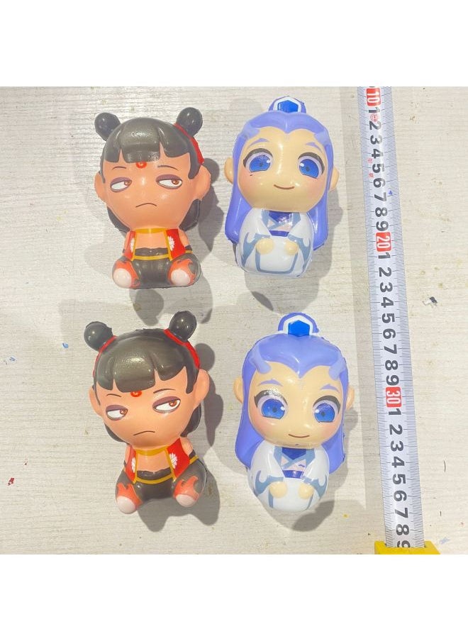 Generic - The Devil Boy Naohai 2 Ao Bing Kneading Music Q Edition Ornaments Which Seal Gods Gift Decompression Toy Animation Surrounding-Color:The Sea Of The Magic Boy | Ying Bing - Image 1