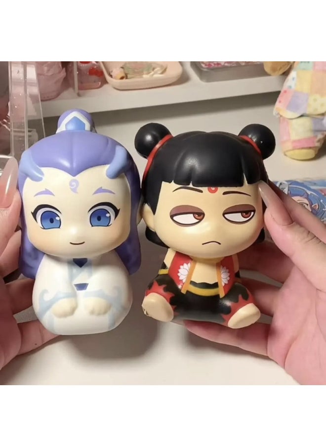 Generic - The Devil Boy Naohai 2 Ao Bing Kneading Music Q Edition Ornaments Which Seal Gods Gift Decompression Toy Animation Surrounding-Color:The Sea Of The Magic Boy | Ying Bing - Image 1