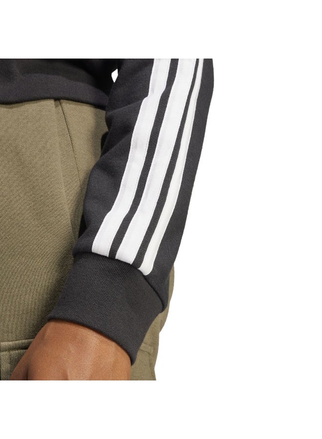 Adidas Essentials 3-Stripes French Terry Full Zip Hoodie - Image 5