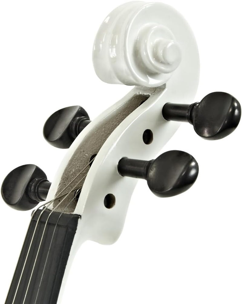 Megarya Handmade Indian Maplewood White 4/4 Violin - Beginner Friendly with Case, Bow, and Rosin - Image 5