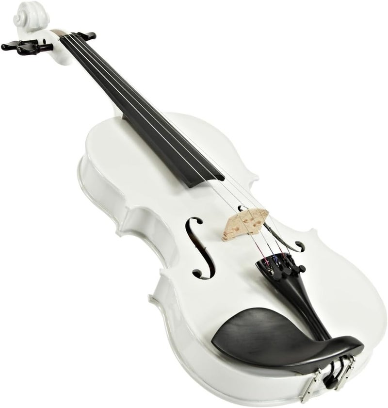 Megarya Handmade Indian Maplewood White 4/4 Violin - Beginner Friendly with Case, Bow, and Rosin - Image 2