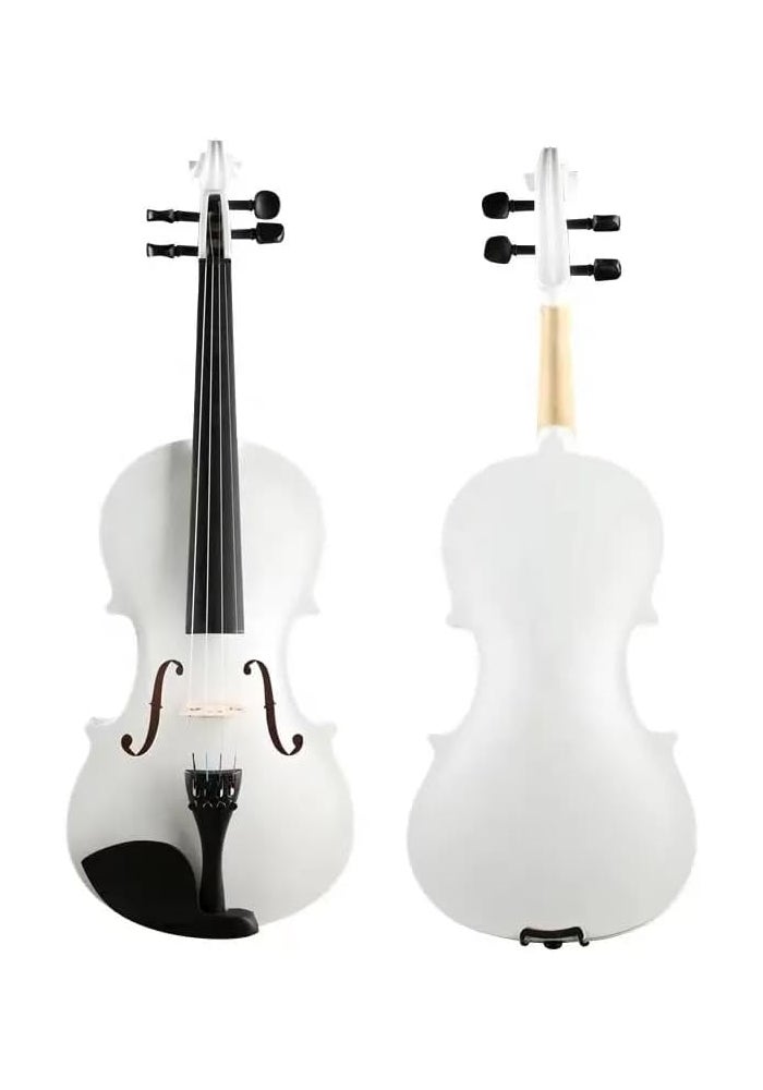 Megarya Handmade Indian Maplewood White 4/4 Violin - Beginner Friendly with Case, Bow, and Rosin - Image 1