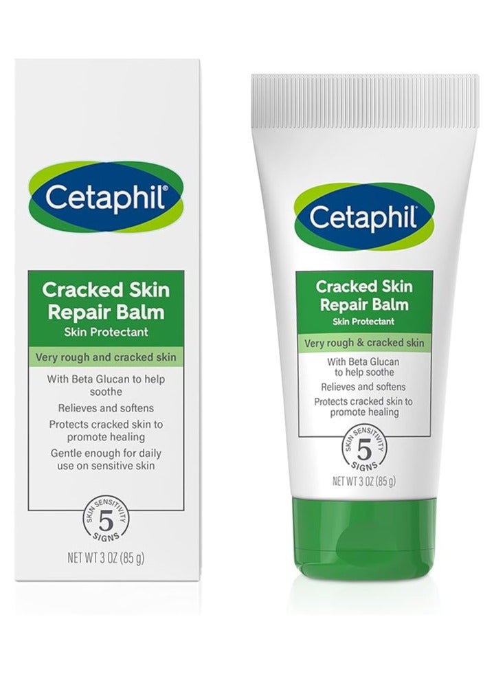 CETAPHIL Cracked Skin Repair Balm, 3 oz, (85 g)For Very Rough & Cracked, Sensitive Skin, Protects, Soothes & Restores Deeper Cracks, Hypoallergenic, Fragrance Free - Image 2
