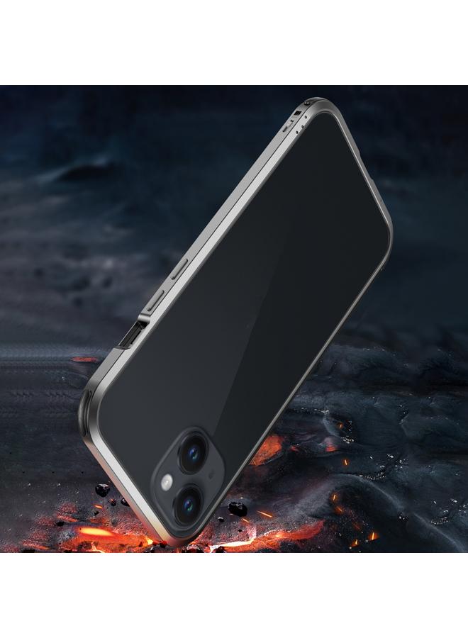 S-TOP Case For iPhone 14 Pro Max Four Corners Shockproof Metal Frame Phone Case - Image 3