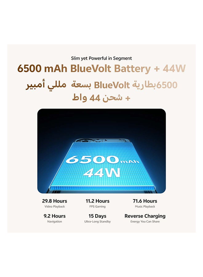 vivo Y21 5G AI Dual SIM Gold 4GB RAM 128GB With Exclusive TWS (Charger and Case Inside Phone Box) - Middle East Version - Image 3