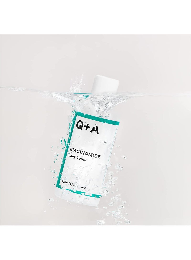 Q+A Niacinamide Toner To Calm Skin Redness And Reduce The Appearance Of Enlarged Pores - 100 Ml - Image 5