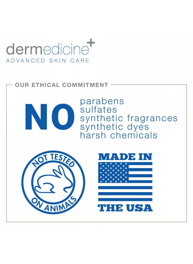 Dermedicine - 5 in 1 Retinol, Vitamin C, Collagen, Hyaluronic Acid and Niacinamide | Potent Face Cream which May Help Improve Appearance of Fine Lines and Wrinkles and Reduce Appearance of Dark Spots | 2 oz / 60ml - Image 1