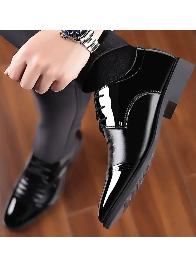 أحذية جلدية مريحة وعصرية للرجال - Image 5