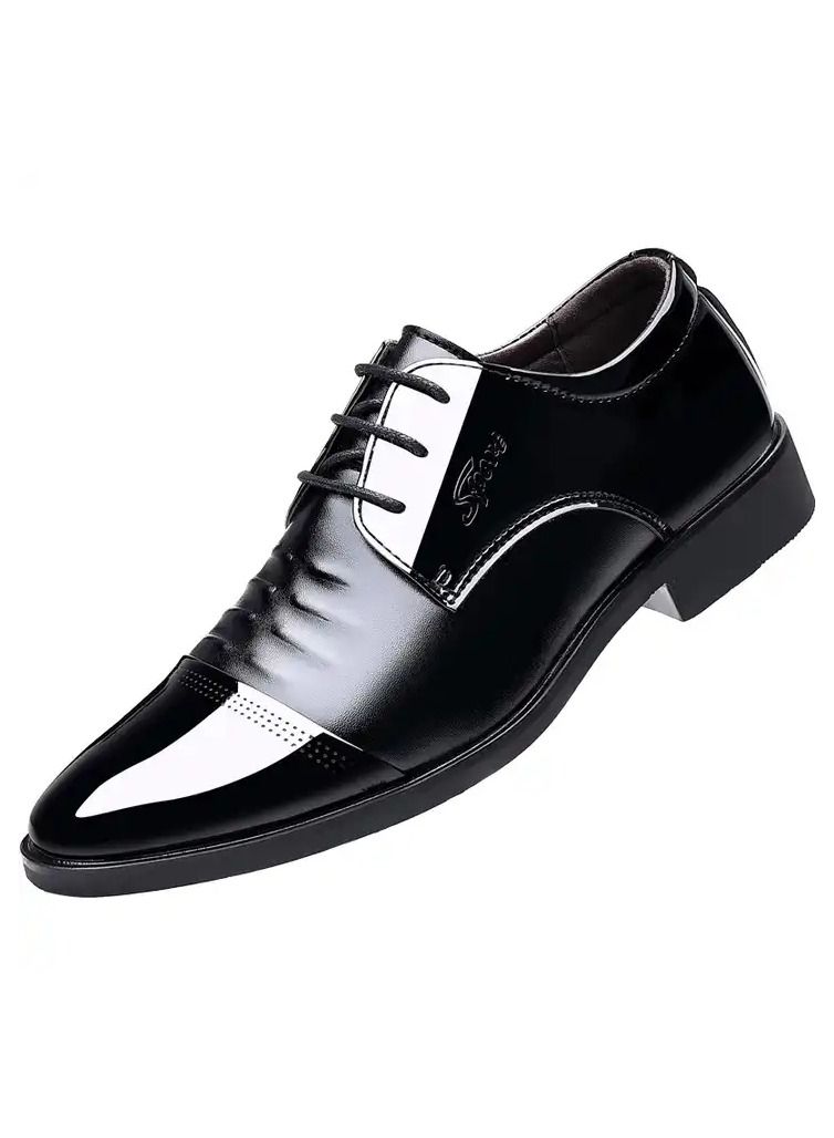 أحذية جلدية مريحة وعصرية للرجال - Image 1