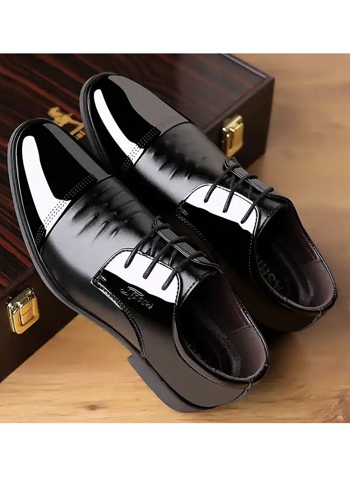 أحذية جلدية مريحة وعصرية للرجال - Image 2