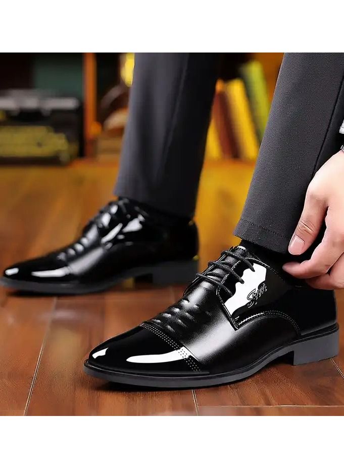 أحذية جلدية مريحة وعصرية للرجال - Image 4