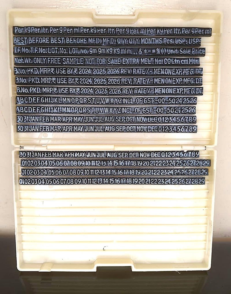 ACGL 4MM Heavy Duty Batch Printing Machine | Super Fast Manual Coder | AI Tested | Steel Heavy Body | Hard Rubber Font | for 3KG+ Packaging - Image 5