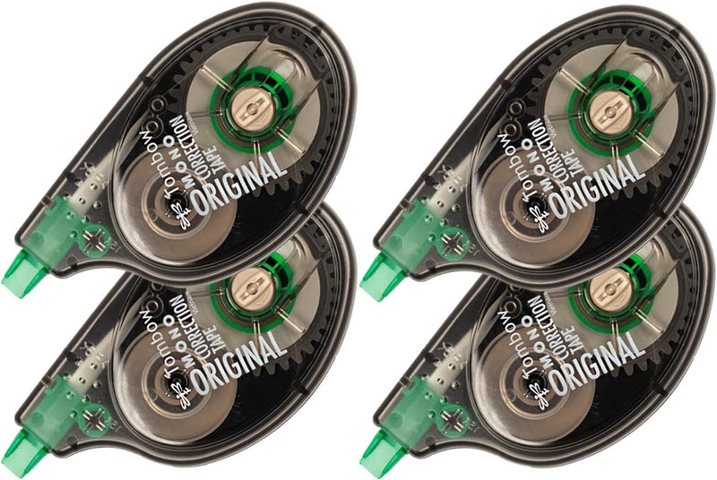 Tombow MONO Original Correction Tape - 4 Pack - Image 1