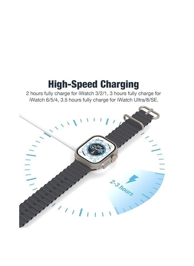 Earldom USB C 2 in 1 Charging Cable,1.2 Meters Magnetic Wireless Charging Cable for iWatch   charger , Watch Charger Compatible with All Apple Watch Series SE/9/8/7/6/5/4/3/2/1 & Phone 14/13/12/11/Pro/Ma  - Image 5