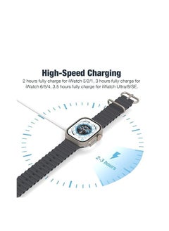 Earldom USB C 2 in 1 Charging Cable,1.2 Meters Magnetic Wireless Charging Cable for iWatch   charger , Watch Charger Compatible with All Apple Watch Series SE/9/8/7/6/5/4/3/2/1 & Phone 14/13/12/11/Pro/Ma  - Image 5
