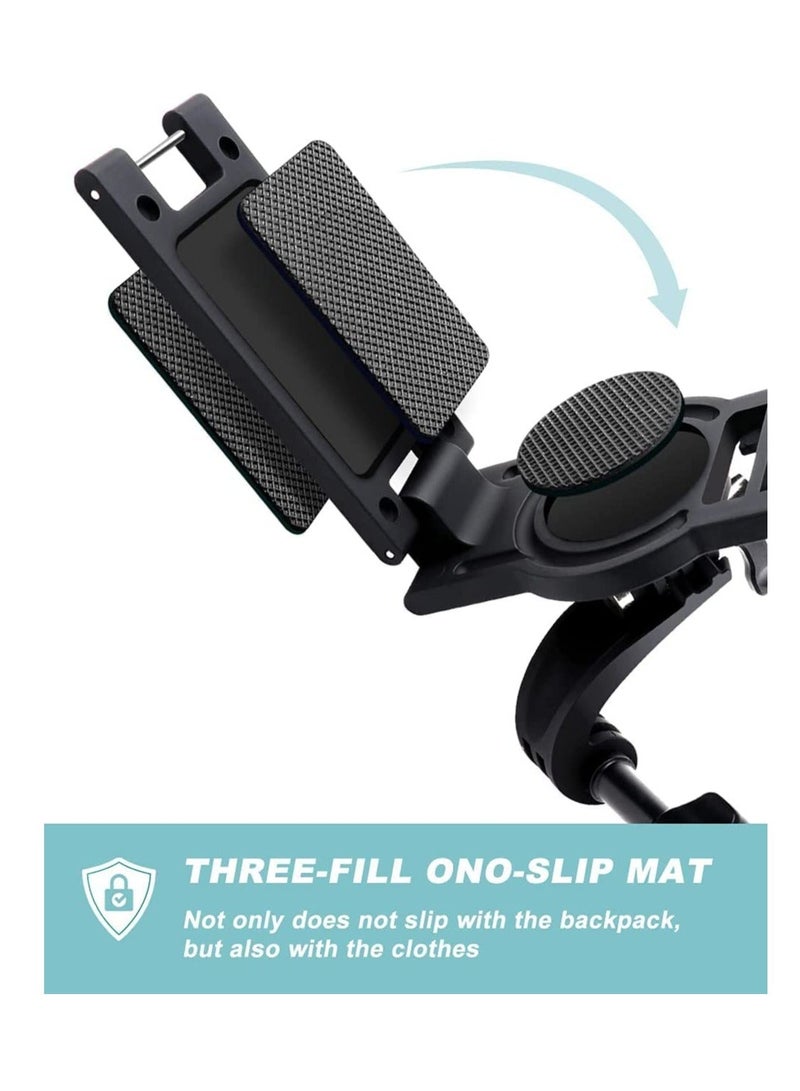 XiuWoo SYOSI Professional Mount for Backpack Strap Adjustable Camera Shoulder Compatible GoPro Hero 9 8 7 6 5 4 Black Session Insta 360 One R DJI Osmo Action and Most - Image 5