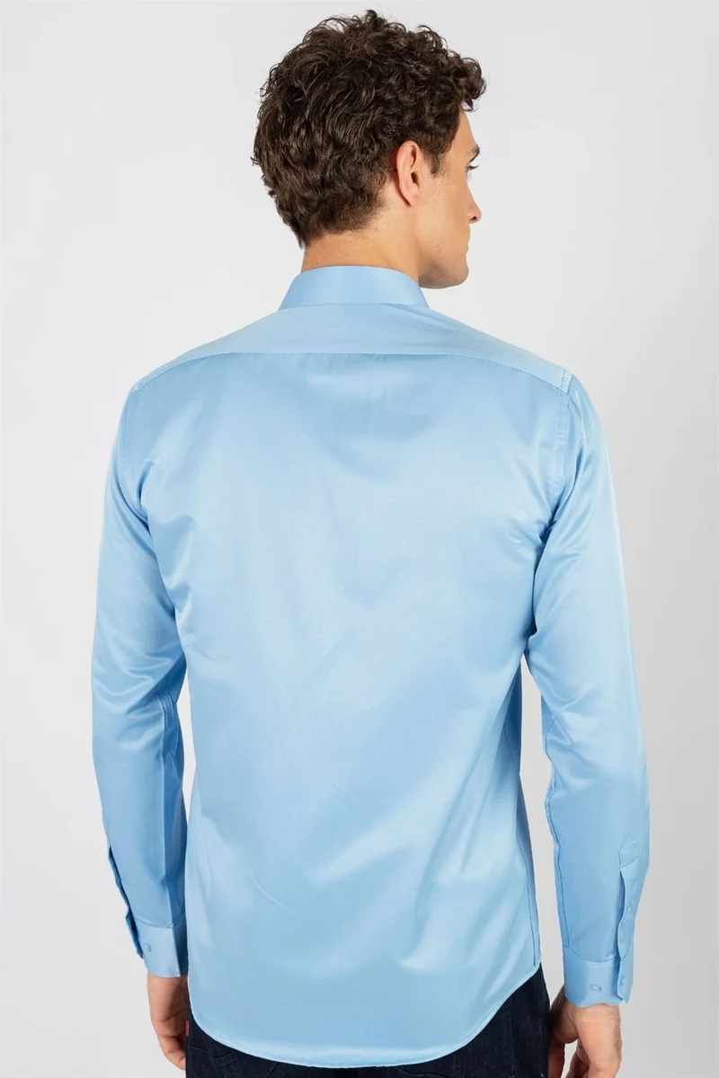 تودورس Modern Slim Fit Slim Fit Plain Men's Shirt