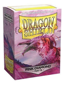 Arcane Tinmen Dragon Shield Standard Size Sleeves  Matte Pink Diamond 100CT  Card Sleeves are Smooth  Tough  Compatible with Pokemon Yugioh  Magic The Gathering Card Sleeves  MTG TCG OCG  - Image 2