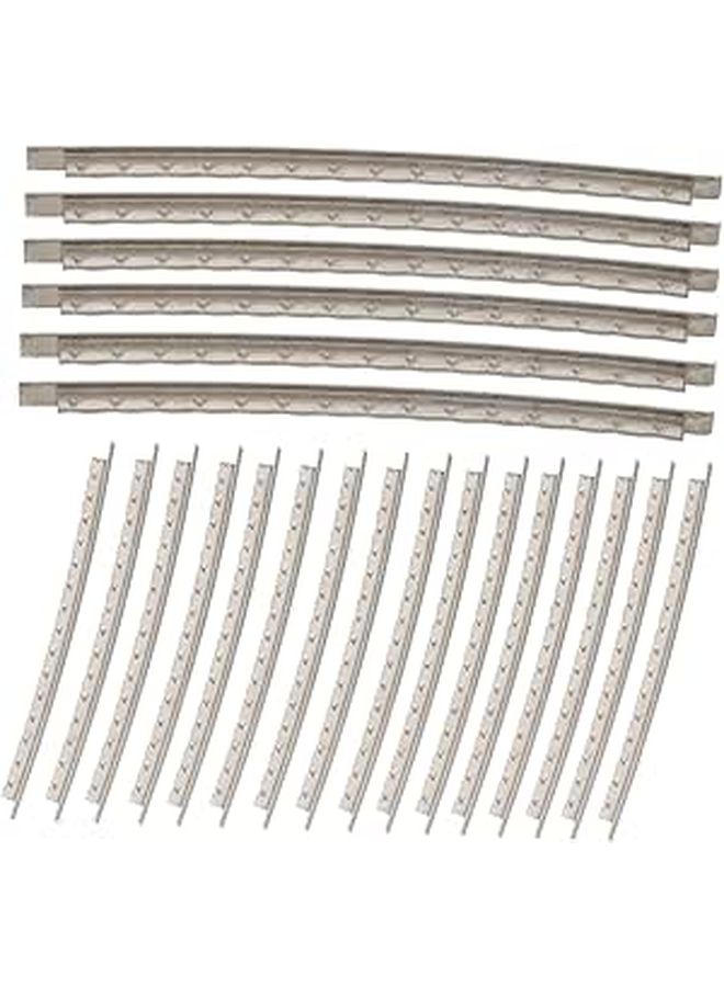 Guitar Fret Wire Kit 40 Pieces 18 Percent Nickel Silver For Acoustic Electric Guitars - Image 1