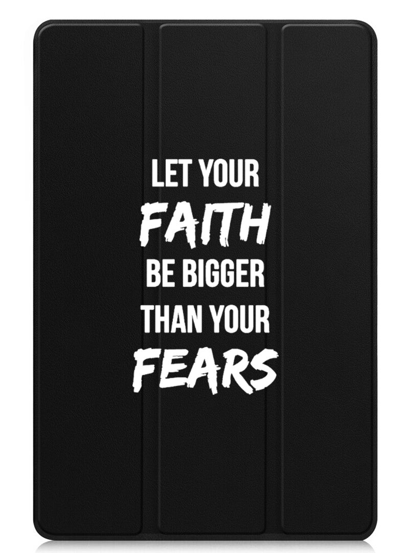 Theodor Protective Flip Case For Xiaomi Pad 7 & Xiaomi Pad 7 Pro With Trifold Stand Auto Wake Sleep Shockproof Cover - let-your-faith - White - Image 1