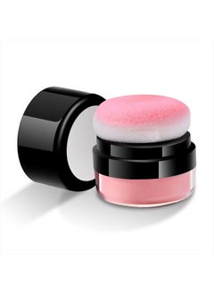 Charm Kiss Loose Powder Blush Air Cushion Blush Natural Blusher Bright Shimmer Face Blush for Cheek Highly Pigmented Blush Makeup Easy to Blend Makeup Blushin, All Day Wear(01#)  - Image 1