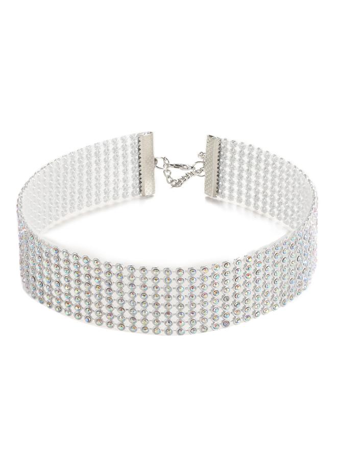 Choker Personalized Nightclub Neck Necklace Short Clavicle Necklace Element Multi-layer Full Diamond Necklace