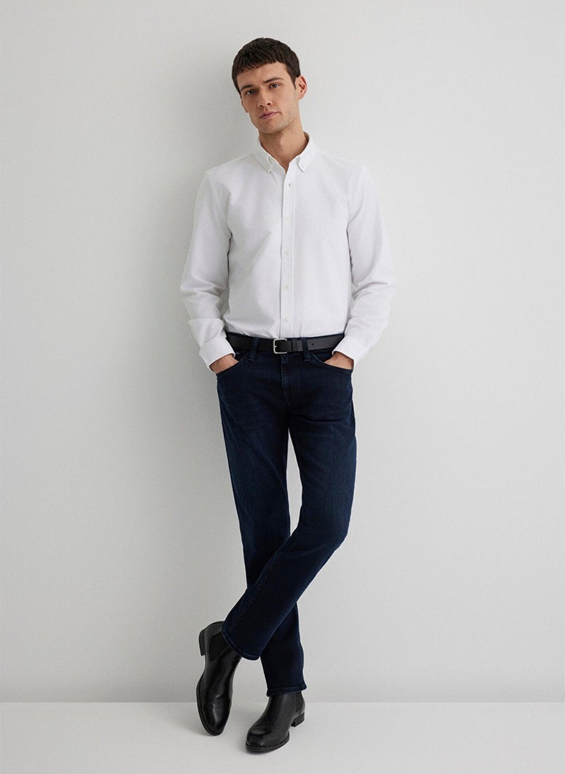MAVI Marcus Ink Brushed Premium Blue Jean Pants - Image 2