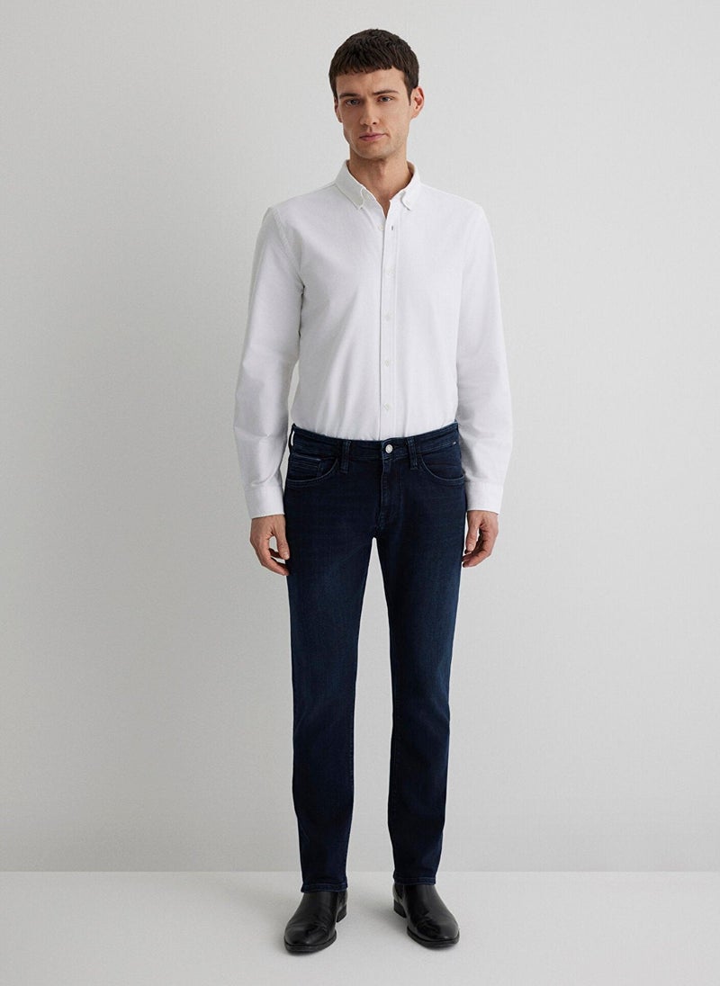 MAVI Marcus Ink Brushed Premium Blue Jean Pants - Image 3
