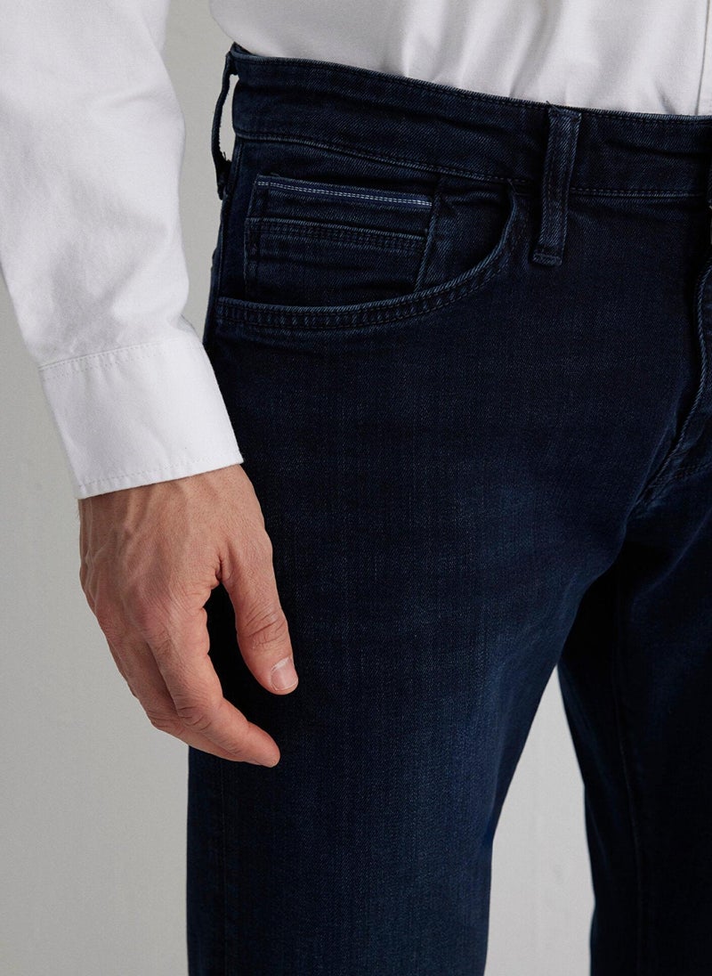 MAVI Marcus Ink Brushed Premium Blue Jean Pants - Image 5