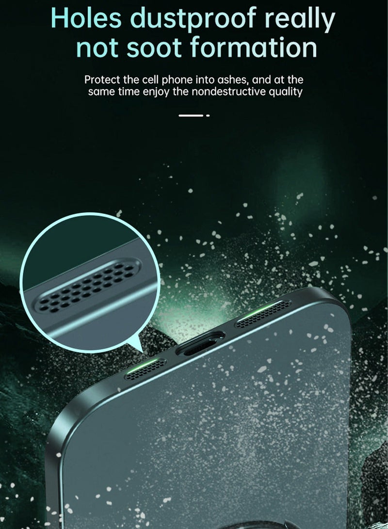 iPhone 15 Pro MagSafe Case Cover Protector Protection With Magnetic Wireless Charging Back Invisible Ring Stand Mobile Phone Holder Kickstand Cell Anti-scratch Anti-drop Shockproof Cover Accessory  - Image 5