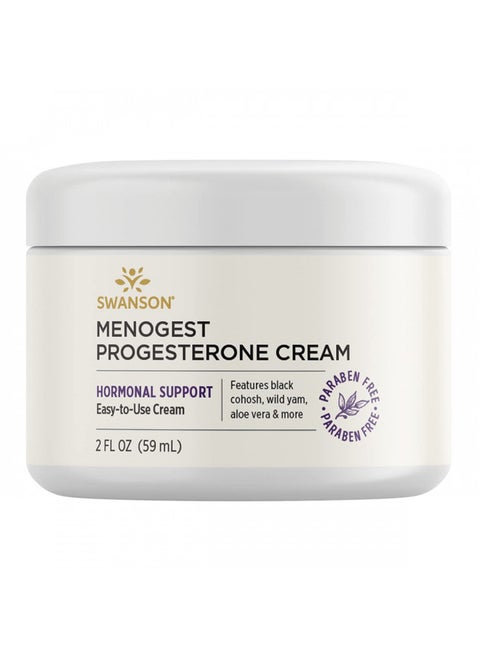 Swanson Menogest Progesterone Cream 2 fl Ounce (59 ml) Cream