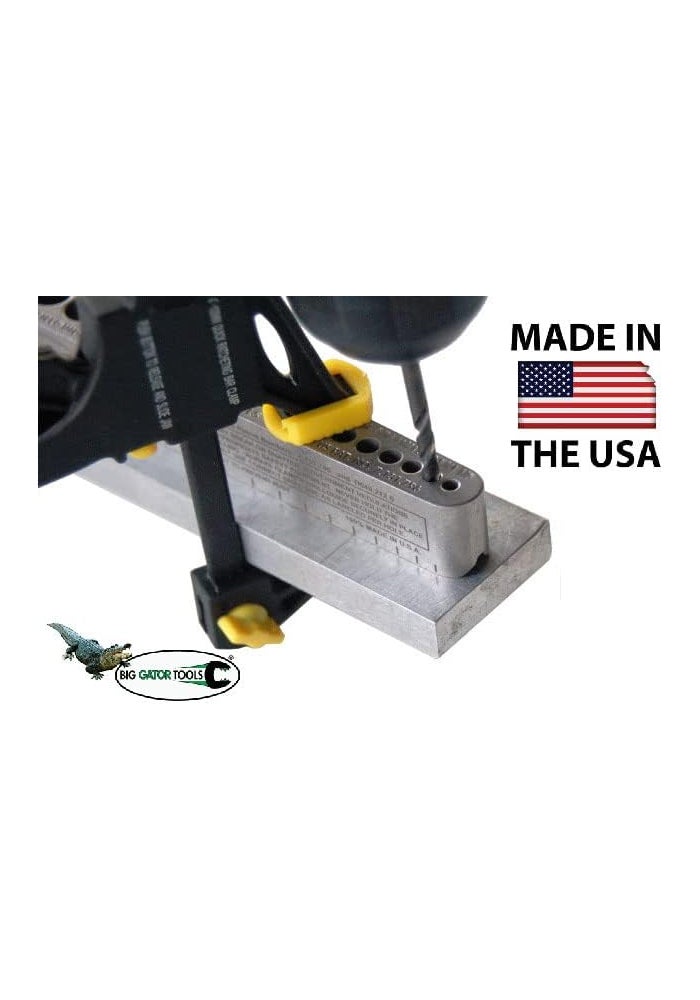 Big Gator Tools STD1000DGNP V-Drill Guide with 17 Drill Sizes - Image 3