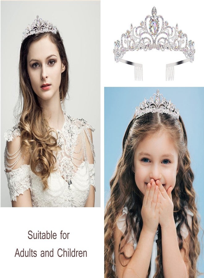 فيلسكرون تاج أميرة، تاج عيد ميلاد سعيد، وشاح للبنات، زينة كعكة عيد الميلاد، زينة حفلات أعياد الميلاد للنساء، إكسسوارات عصابات الرأس - Image 4
