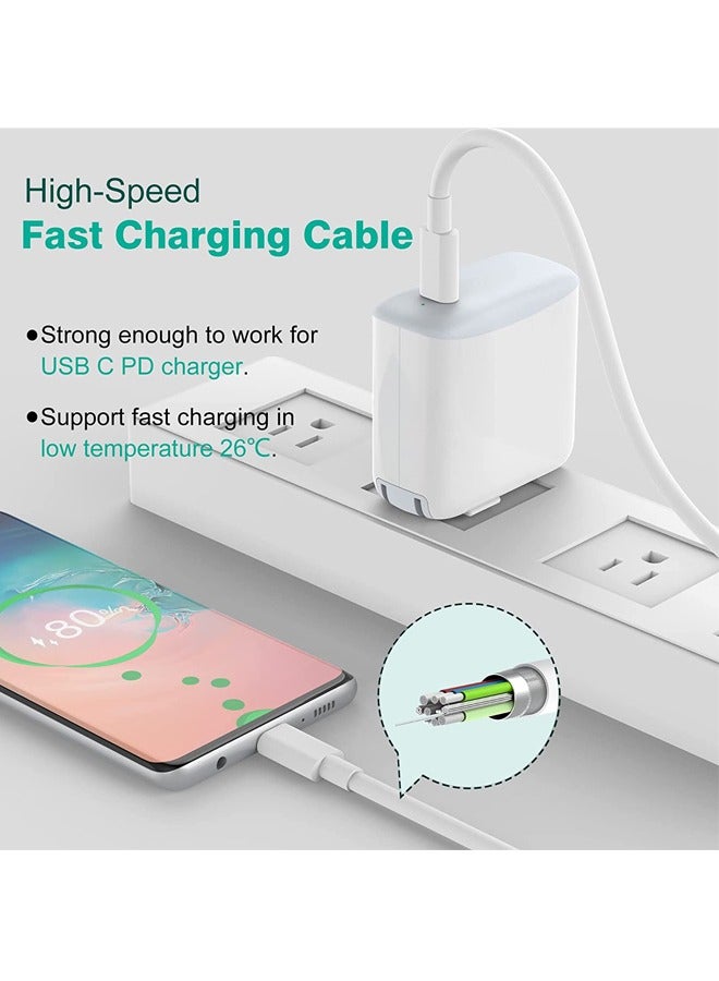 Rock Pow USB C Cable 1M 66W Power Delivery PD Fast charge Cable USB C to USB C for iPhone 15 Pro/15 Pro Max/15/15 Plus/iPad mini 6/MacBook Pro/Air/iPad Pro/Samsung S23+/Huawei P60/etc  - Image 5
