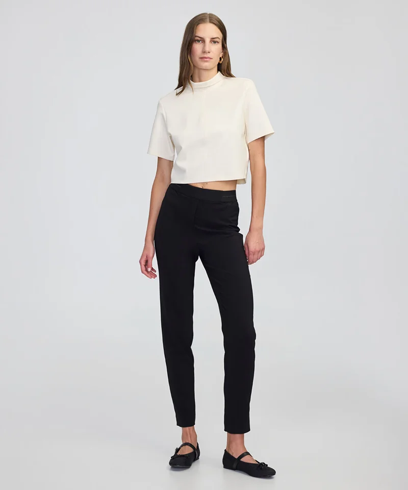 ابيكول Elastic Waist Skinny Trousers
