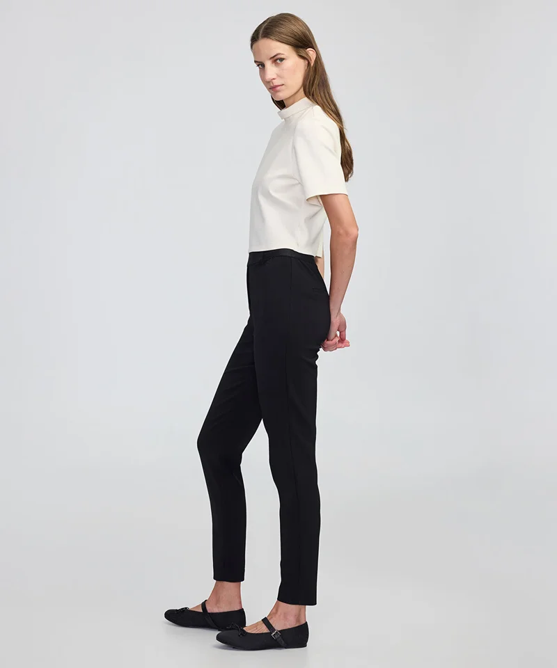 ابيكول Elastic Waist Skinny Trousers